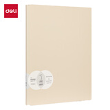 得力（deli）A4/30页资料册文件夹 质感竖式插页袋奖状收集册孕检产检报告收纳册乐谱册办公用品PQ103-30 白色