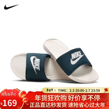 耐克NIKE休闲鞋男子一字拖鞋VICTORI休闲鞋CN9675-403海蓝42.5