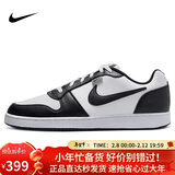耐克NIKE运动休闲鞋男子板鞋减震EBERNON运动鞋AQ1774-102白黑40