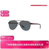 PRADALINEA ROSSA普拉达情人节礼物眼镜偏光开车男太阳镜墨镜0PS 54TS 【深灰色】【58】