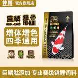 神阳藏本锦鲤饲料四季通用鱼食金鱼粮增色增体专业鱼饲料益生菌添加 爆骨色扬 1kg 大粒