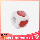 CASETIFY 硅胶串珠 DIY手机背带挂绳/腕带 字母/爱心/小狗/蝴蝶 适用于iPhone全系列 手机配件/背带配件 红色爱心