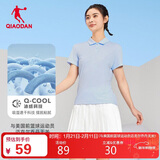 乔丹POLO衫女t恤舒适商务休闲速干短袖女士运动上衣