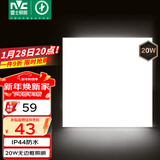 雷士（NVC）厨房灯铝扣板集成吊顶吸顶灯卫生间300×300LED平板无边界面板灯