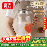 富光玻璃凉水壶耐高温耐热防爆玻璃凉水杯冷水壶高硼硅玻璃水壶1800ml