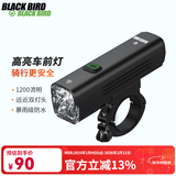 黑鸟（Blackbird） 自行车前灯德规公路山地自行车灯充电强光手电筒夜行灯骑行装备 L3 A 双灯头1200流明（仅限圆形车把使用）