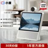 小度智能屏10M 10英寸大屏智能音响 视频通话 监控闹钟K歌故事唱戏音箱一体机 小孩老人看护陪伴 礼物 【360°全景夜视摄像头】