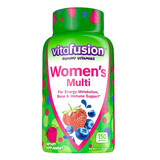 小熊糖 Vitafusion女士复合维生素维生素C多维矿物质营养软糖生物素软糖 女士复合维生素 150粒*1瓶 【26年12月】
