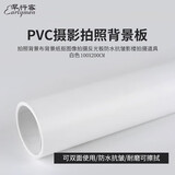 早行客（earlymen）磨砂PVC摄影背景板 白色100*200cm 拍照背景布背景纸抠图像反光板防水抗皱影楼拍摄道具