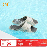 361°运动拖鞋男AG夏季篮球厚底沙滩休闲外穿凉拖鞋子男672426728-3