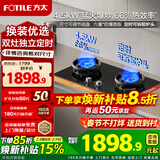 方太（FOTILE）燃气灶煤气炉 厨房家用天然气台式嵌入式两用双眼灶 大火力爆炒  熄火保护 TX21液化气 定时灶（4.5kW火力灶）