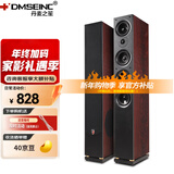 丹麦之笙（DMSEINC）家庭影院2.0声道无源音响 前置主箱 家用客厅电视hifi音响 落地无源音箱 大功率音箱需搭配功放 JY-550【8吋前置主箱】