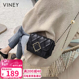 viney包包女包牛皮洋气斜挎包品牌单肩链条包送生日情人节礼物女朋友