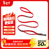 多尼斯（DOGNESS）狗狗牵引绳遛狗绳狗链子防爆冲幼小型犬泰迪贵宾比熊博美柯基 红S