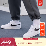 耐克男子透气平底运动鞋春低帮板鞋NIKE COURT VISION LOW DH2987 101白色/黑/白色 42