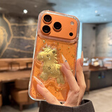 Smorss【金箔小马】适用苹果17ProMax手机壳新款iPhone17Promax保护套透明防摔仿金箔高级感硅胶外壳