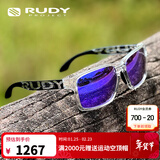 RUDY PROJECT璐迪跑步眼镜越野徒步太阳镜马拉松防晒墨镜沈乌贼同款SPINAIR 57 光泽透明架/镀膜紫（送镜盒）