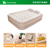 THE STRONG自动充气床垫户外露营家用打地铺防潮睡垫折叠加厚 双人加厚增高200*150*45cm 内置充气泵大功率