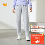 361°运动裤子女秋冬季跑步宽松户外休闲裤直筒长裤卫裤662434710D