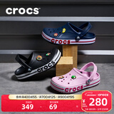 卡骆驰（CROCS）洞洞鞋贝雅卡骆班轻便耐磨一脚蹬休闲鞋|205089 黑色/白色-066 43 (270mm)