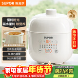 苏泊尔（SUPOR） 电炖锅 电炖盅 燕窝炖 宝宝辅食 婴儿煮粥锅1L精巧容量 bb煲 迷你煮粥煲汤锅隔水炖DZ10YC882
