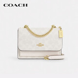 蔻驰（COACH）【品牌直供】女士KLARE迷你手提单肩斜挎风琴包白色CW206礼物