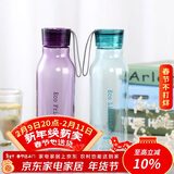乐扣乐扣（LOCK&LOCK）ECO户外运动水杯户外便携塑料水壶男女杯子两件套（550ml*2） 