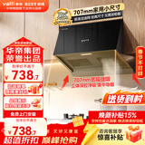 百得（BEST）华帝出品中式抽油烟机家用19立方强吸力小户型厨房抽烟机壁挂式脱排油烟机小尺寸707mm 【单烟机】CXW-300-E01Z