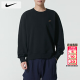 耐克（NIKE）卫衣冬季25新款运动服装跑步套头衫针织圆领外套保暖加绒男士卫衣 IB3304-010/加绒/晒图退10 S 【165】体重90~110斤左右