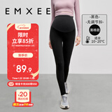 嫚熙（EMXEE）孕妇打底裤春秋季加厚保暖九分大码外穿防走光长裤子女运动瑜伽装