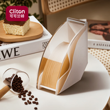 CLITONV型咖啡滤纸架吧台过滤纸防尘盒 专用过滤纸收纳盒防尘V型滤纸盒