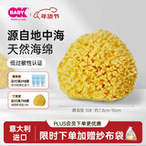 OKBABY天然海绵婴儿洗澡海绵宝宝洗澡沐浴球儿童成人洗脸搓澡蜂窝海绵 精选S级群岛10#【婴儿童洗澡】