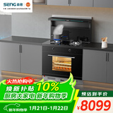 森歌（SENG） 集成灶 T3BZ集成蒸箱一体厨房侧吸抽油烟机灶具燃气灶套装 单蒸箱款 【线下同款】 双向排烟 天然气12T