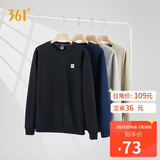 361°卫衣男装秋冬季长袖运动服休闲跑步圆领宽松上衣服652334801D-6