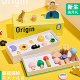 imikids万物生长儿童积木婴幼儿玩具男女孩早教拼装大颗粒礼物礼盒 0起源