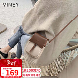 viney牛皮手机包洋气包包女包品牌单肩斜挎包生日情人节礼物送女友老婆