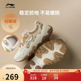 李宁红糖 幸运“姜”至丨经典休闲鞋女鞋减震回弹运动鞋AGCV368
