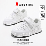 ABC KIDS儿童板鞋秋季童鞋男女童开学小白鞋校园白色运动鞋3036白色30