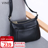 viney包包女包牛皮斜挎包妈妈中老年洋气单肩送生日情人节礼物女朋友