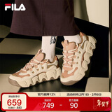 FILA 斐乐官方女鞋可颂面包鞋老爹鞋运动鞋2025秋冬厚底鞋