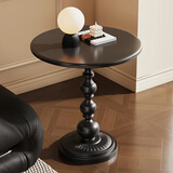 卓博茶几金属边桌客厅沙发边几家用茶桌卧室床头柜CJ56黑色