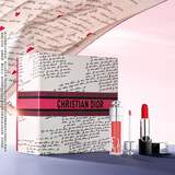 迪奥Dior丰盈红唇口红礼盒装(丝绒720+丰唇蜜018)情人节新年礼物女生