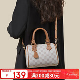 红蜻蜓（RED DRAGONFLY）包包女包斜挎单肩波士顿水桶手提包送女友情人节新年生日礼物