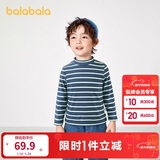 巴拉巴拉儿童长袖t恤冬季高领打底衫加厚保暖内衣男女童秋衣208424100201