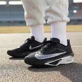 耐克NIKE 碳板跑步鞋男子减震ZOOM FLY 6运动鞋FN8454-001黑白40
