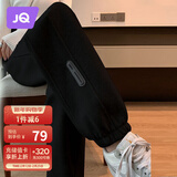 婧麒（JOYNCLEON）孕妇裤秋冬外穿休闲运动裤秋小个子大码卫裤 黑色 L jyk28218