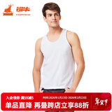 铜牛内衣背心男士休闲运动背心舒适打底衫汗衫NB006 白色 XL (175/100)