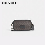 蔻驰（COACH）【品牌直供】男士WYATT小号单肩斜挎相机包木炭灰CW365礼物次日达
