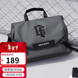 高尔夫（GOLF）单肩包男士大容量斜挎包男ipad包休闲运动挎包 岩灰