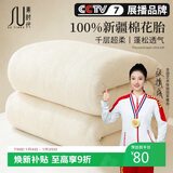 素时代100%新疆长绒棉絮 四季棉花被芯 春秋被子 4斤 150*200cm